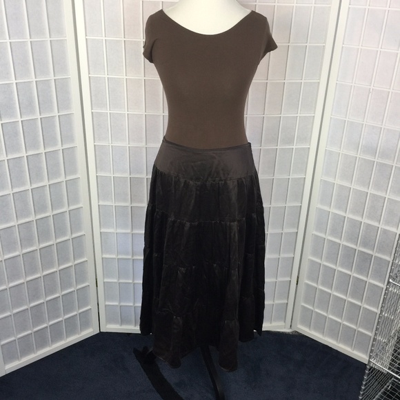 ModBod Brown Cap Sleeved Shirt S NWOT - Picture 4 of 7